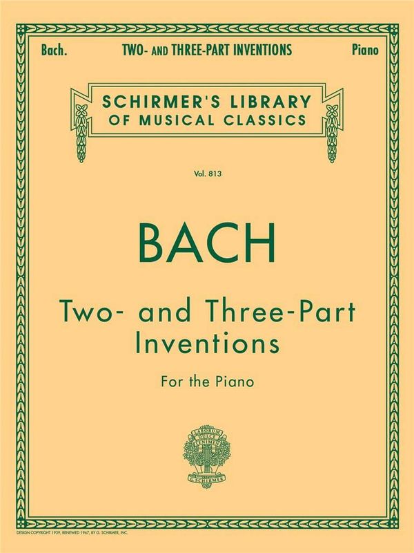 Johann Sebastian Bach - 15 Two- and Three-Part Inventions