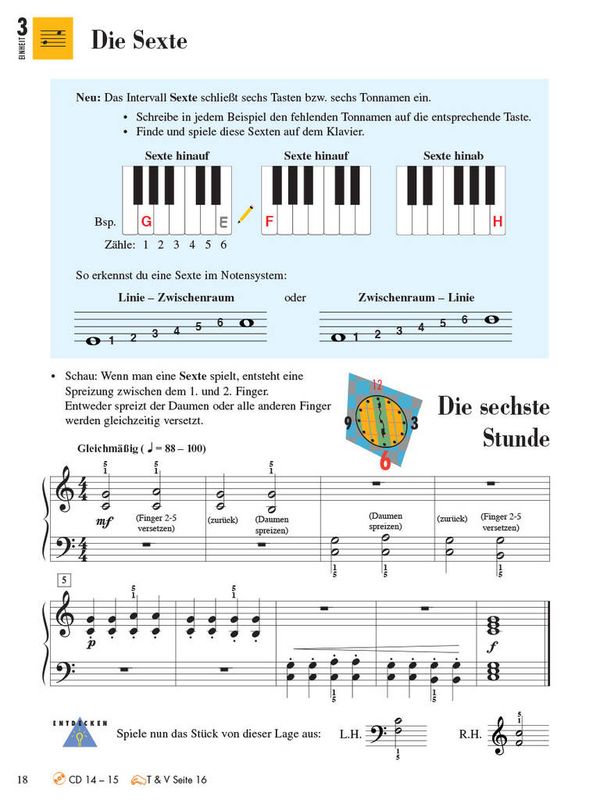 Piano Adventures: Unterrichtsheft Stufe 4 mit CD