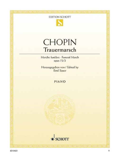 Hovedbilde Frédéric Chopin - Trauermars Opus 72/2