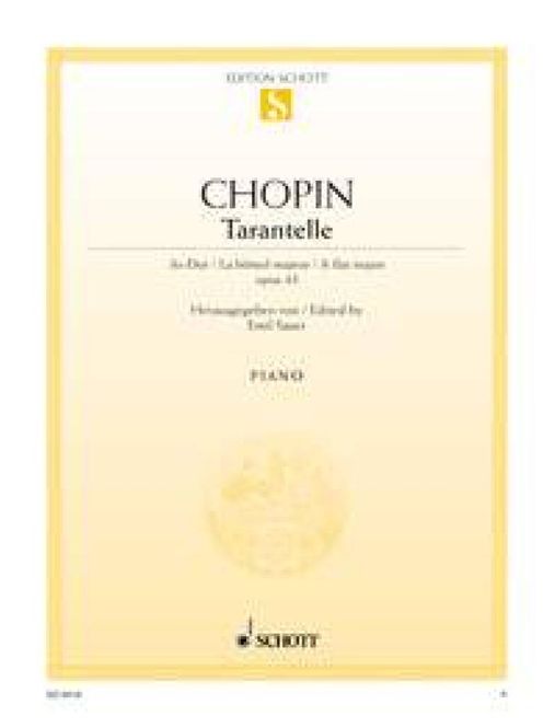 Hovedbilde Frédéric Chopin - Tarantella As Opus 43