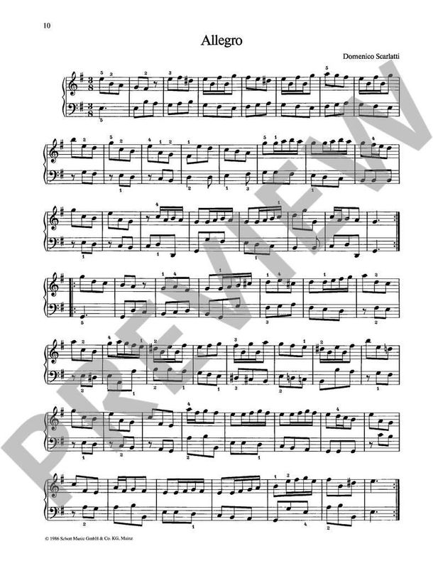 Domenico Scarlatti - Ausgewahlte Werke