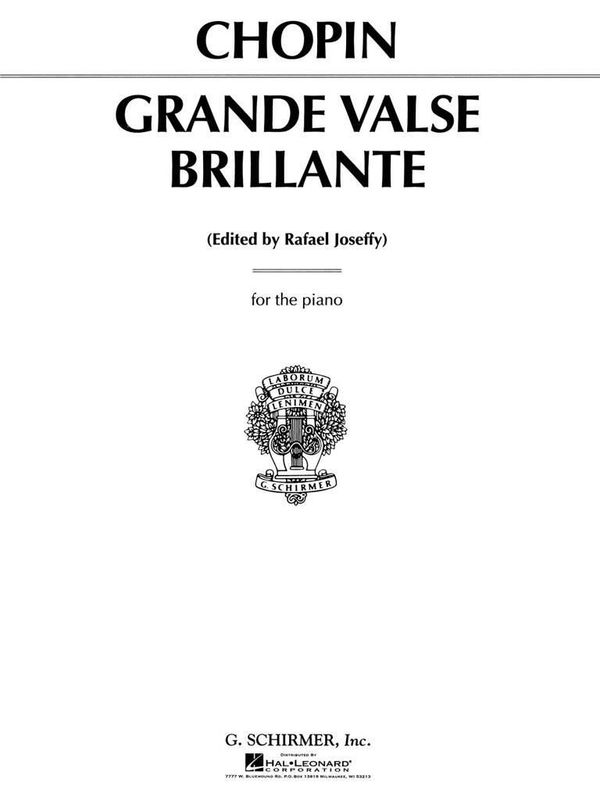 Frédéric Chopin - Grande Valse Brillante In E Flat Op.18