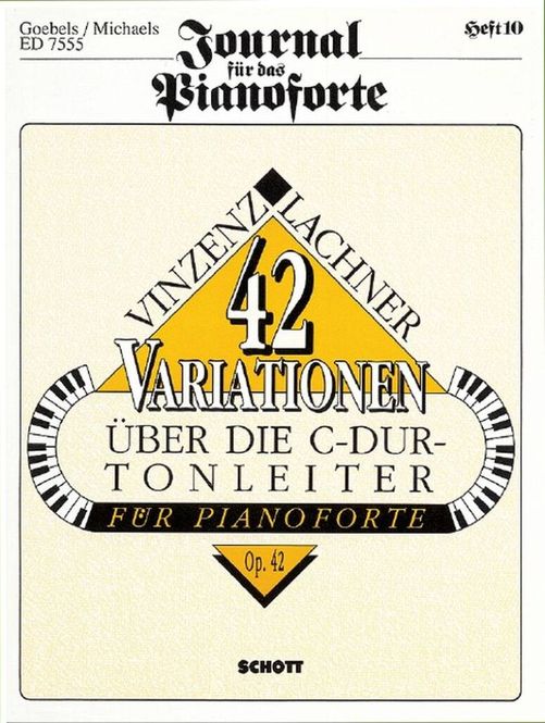 Hovedbilde Vinzenz Lachner - 42 Variations of the C Major scale op. 42
