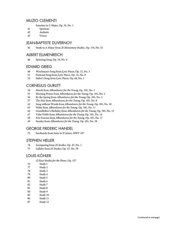 Piano Masterworks - Early Intermediate Level