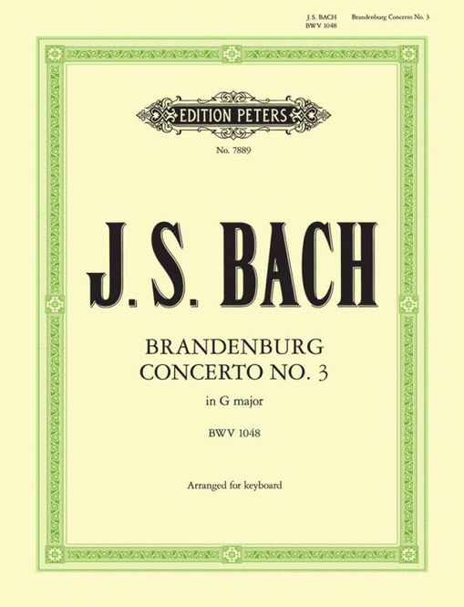 Hovedbilde Johann Sebastian Bach - Brandenburgs Concert 3