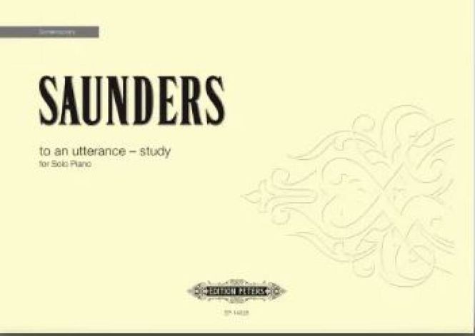 Hovedbilde Rebecca Saunders - to an utterance