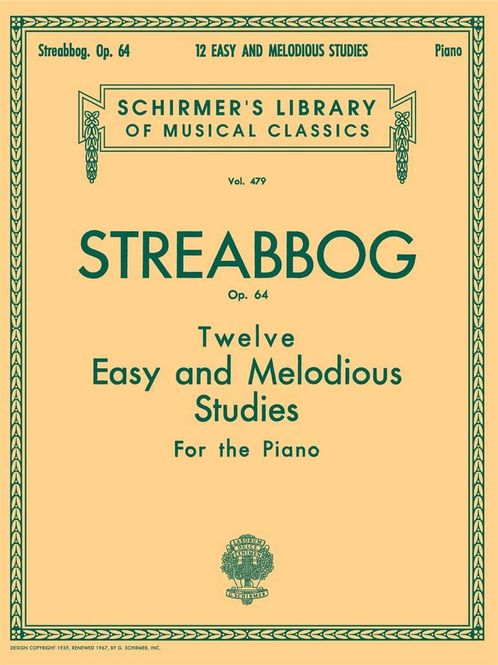 Hovedbilde Louis Streabbog - 12 Easy and Melodious Studies, Op. 64 (Grade 2