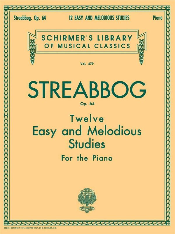 Louis Streabbog - 12 Easy and Melodious Studies, Op. 64 (Grade 2