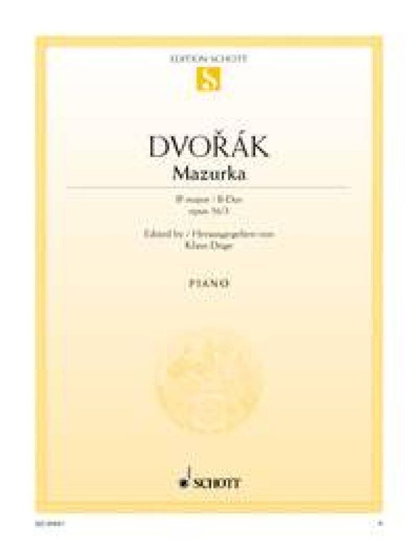 Antonín Dvořák - Mazurka B-Dur op. 56/3