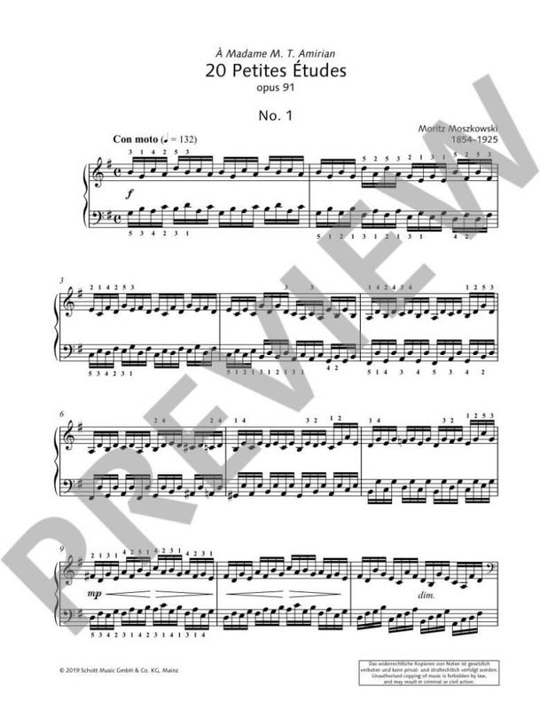15 Petites Études Op. 91