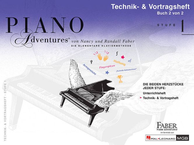 Hovedbilde Piano Adventures: Technik- & Vortragsheft Stufe 1