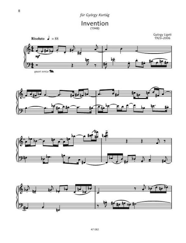 György Ligeti - Capriccio 1 & 2 Invention