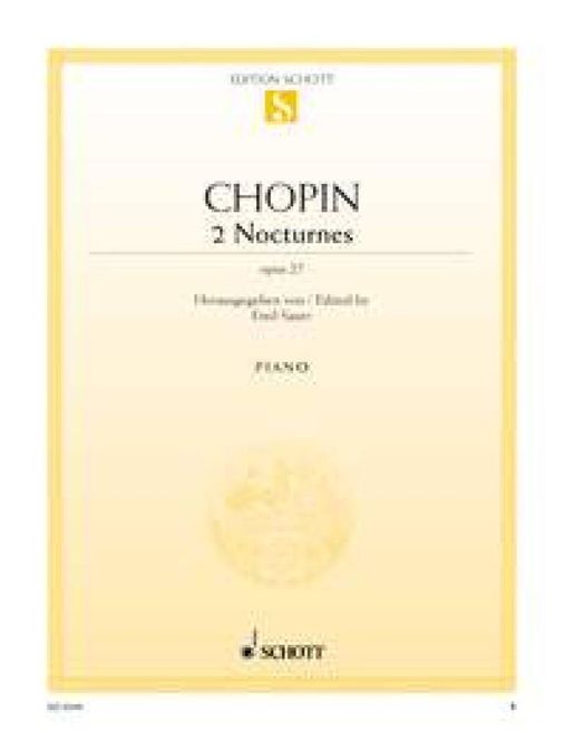 Hovedbilde Frédéric Chopin - Nocturnes(2) Opus 27