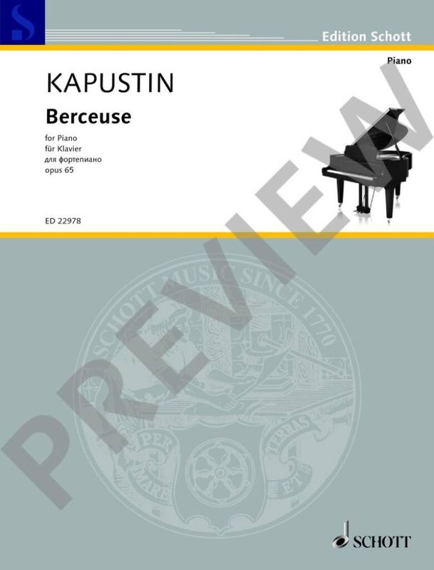 Nikolai Kapustin - Berceuse Op. 65