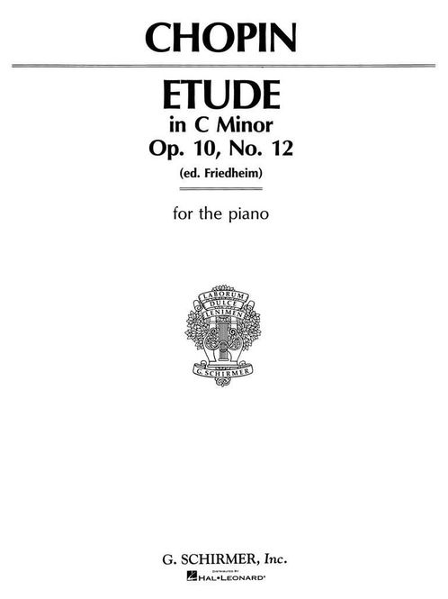 Hovedbilde Frédéric Chopin - Etude In C Minor Op.10 No.12
