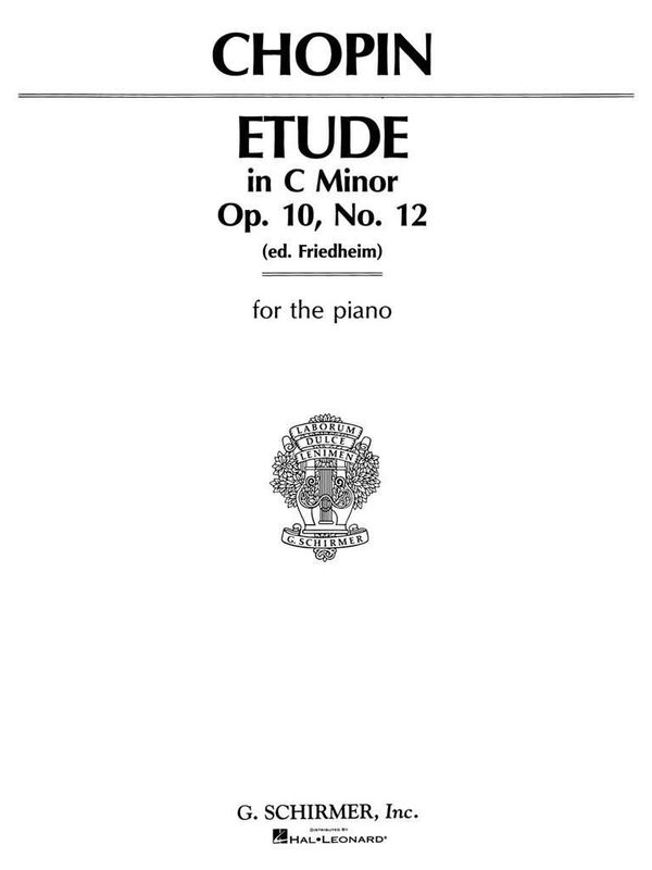 Frédéric Chopin - Etude In C Minor Op.10 No.12