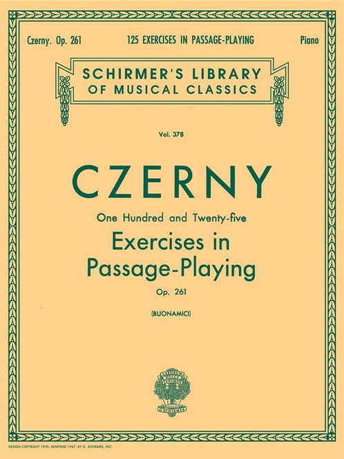 Hovedbilde Carl Czerny - 125 Exercises in Passage Playing, Op. 261