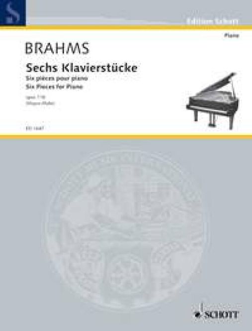 Hovedbilde Johannes Brahms - Six Pieces for Piano op. 118
