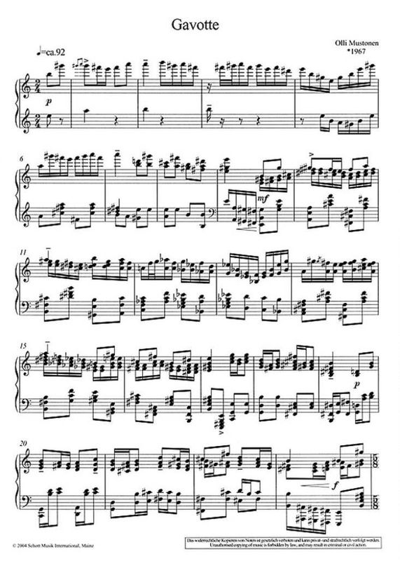 Johann Sebastian Bach & Olli Mustonen - Gavotte en Rondeau