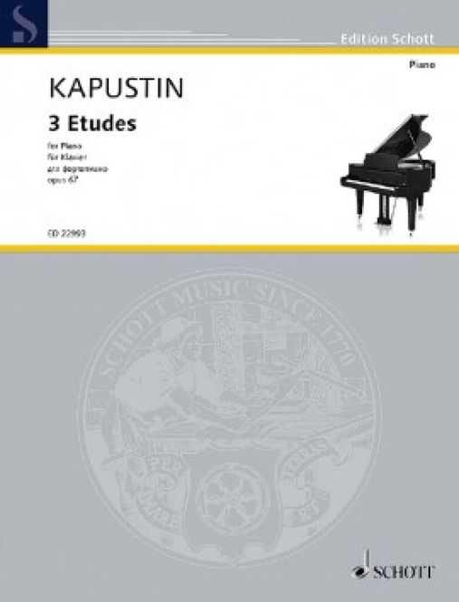 Hovedbilde Nikolai Kapustin - 3 Etudes Op. 67