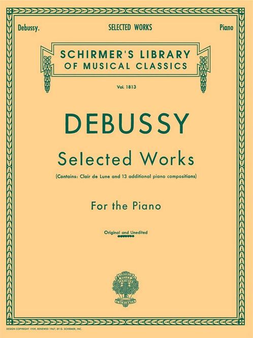 Hovedbilde Claude Debussy - Selected Works for Piano