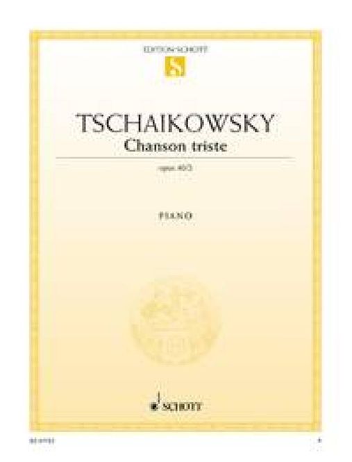 Hovedbilde Pyotr Ilyich Tchaikovsky - Chanson Triste Opus ...