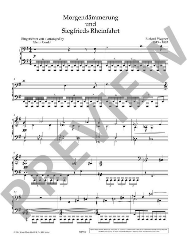 Richard Wagner - Morgendammerung und Siegfrieds Rheinfahrt