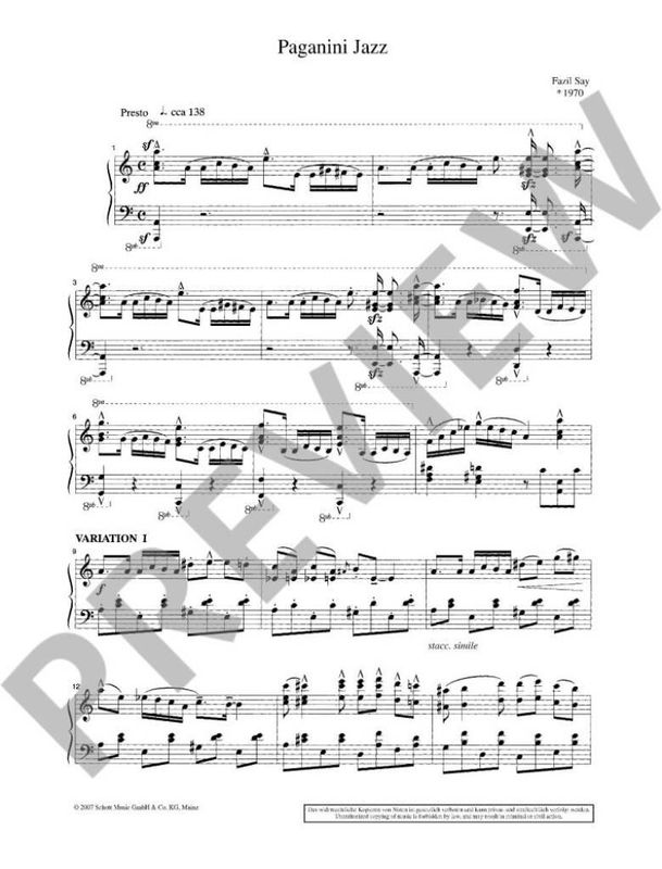 Fazil Say - Paganini Jazz