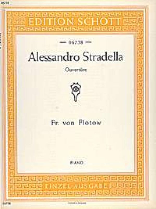 Friedrich von Flotow - Alessandro Stradella