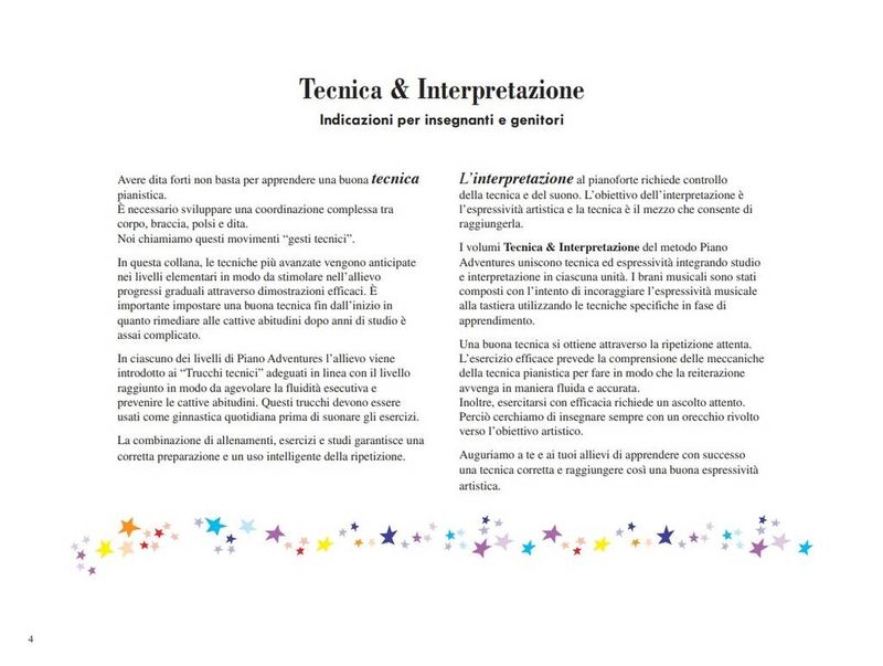 Piano Adventures: Tecnica & Interpret. Livello 1