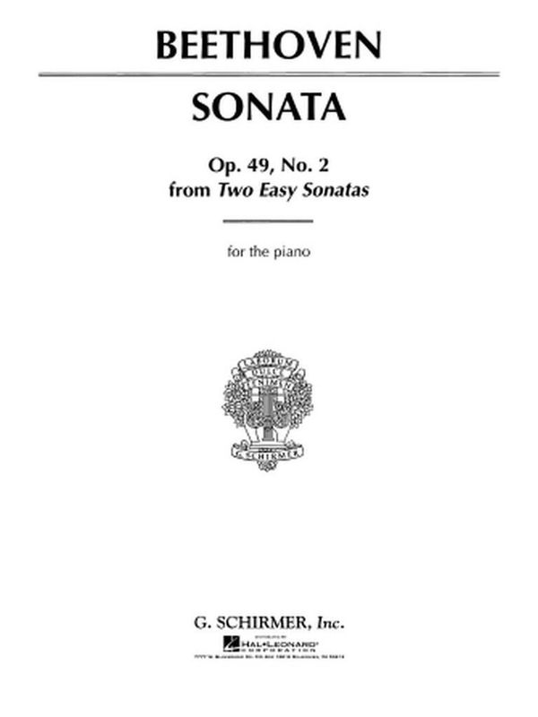 Ludwig van Beethoven - Sonata in G Major, Op. 49, No. 2