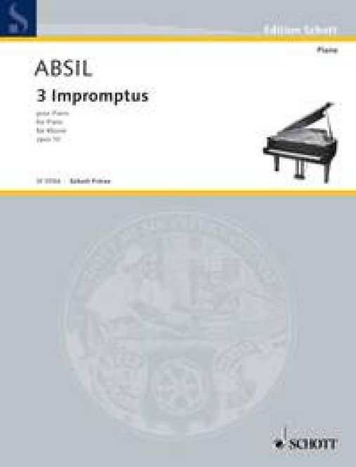 Hovedbilde Jean Absil - Three Impromptus op. 10