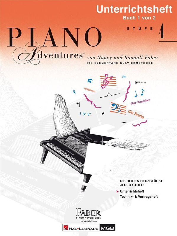 Piano Adventures: Unterrichtsheft Stufe 4