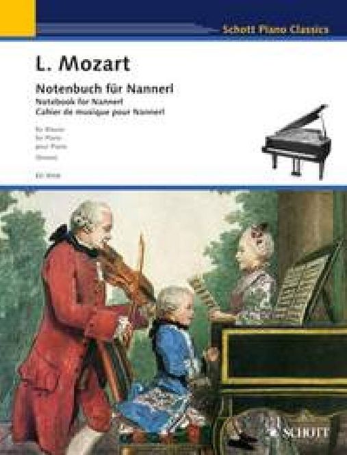 Hovedbilde Wolfgang Amadeus Mozart - Notenbuch Fur Nannerl
