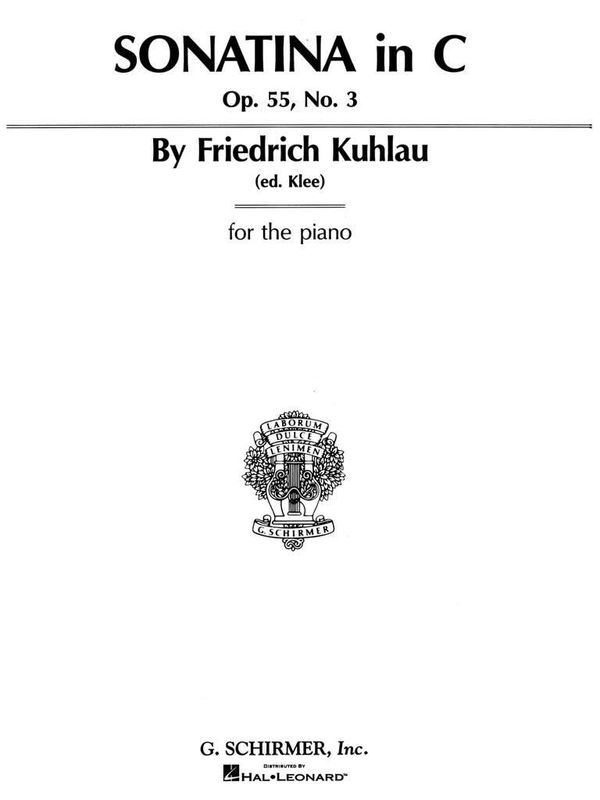Friedrich Kuhlau - Sonatina, Op. 55, No. 3 in C Major