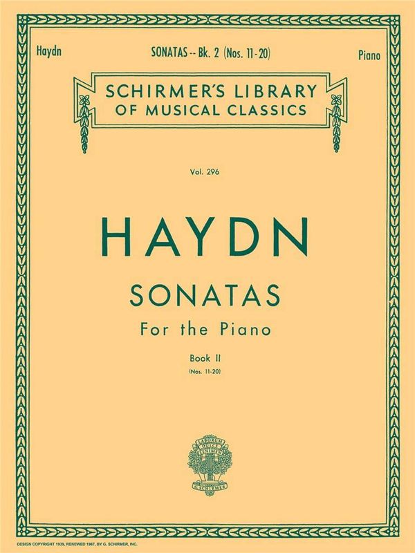 Franz Joseph Haydn - 20 Sonatas - Book 2