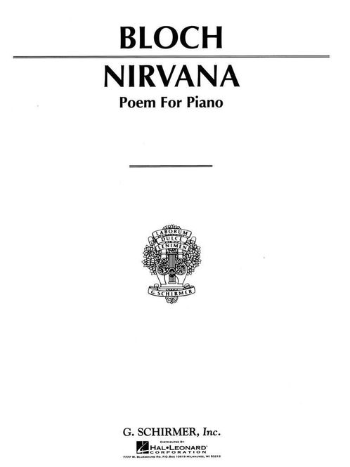 Hovedbilde Ernest Bloch - Nirvana Poem