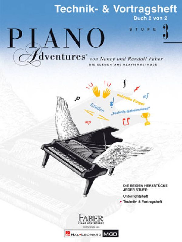 Piano Adventures: Technik- & Vortragsheft Stufe 3