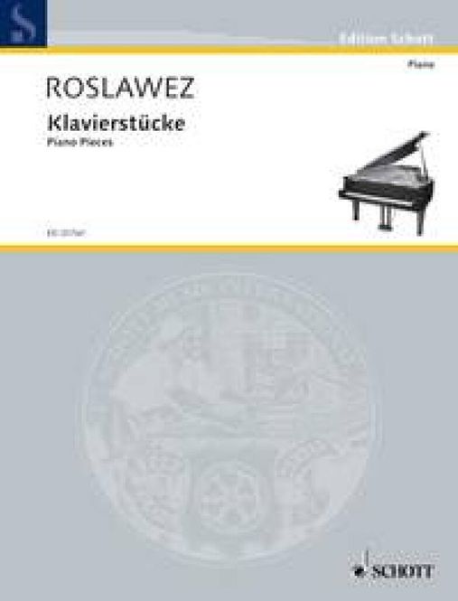 Hovedbilde Nikolai Andreyevich Roslavets - Piano Pieces
