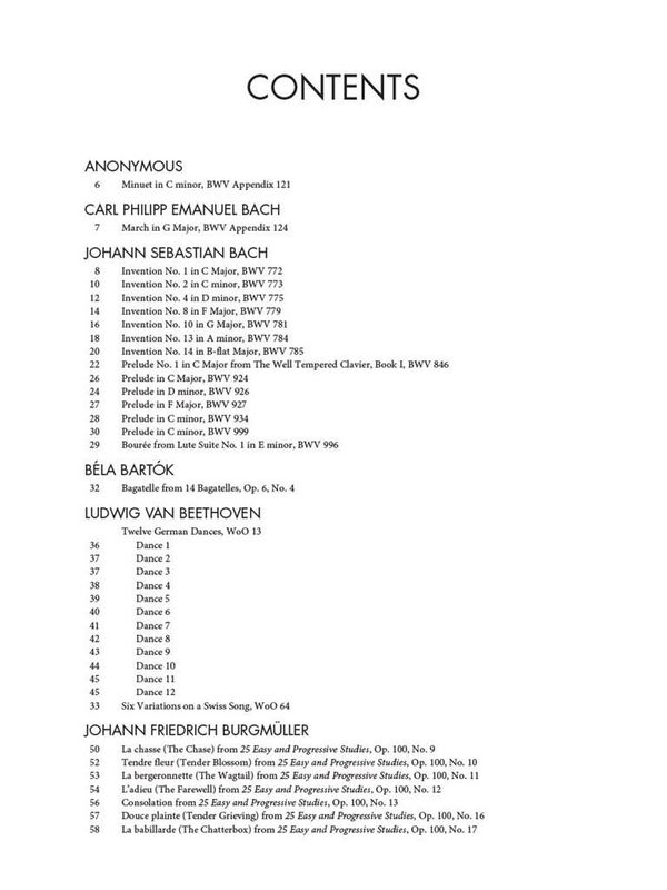 Piano Masterworks - Intermediate Level
