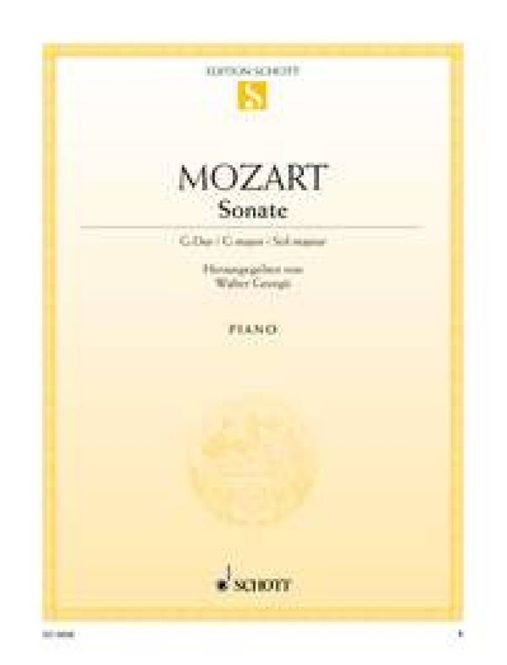 Hovedbilde Wolfgang Amadeus Mozart - Sonate G Kv283