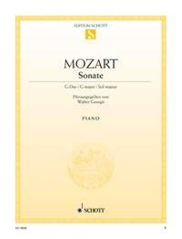 Wolfgang Amadeus Mozart - Sonate G Kv283