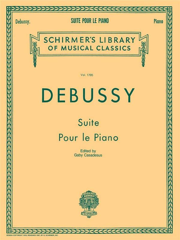 Claude Debussy - Suite pour le Piano
