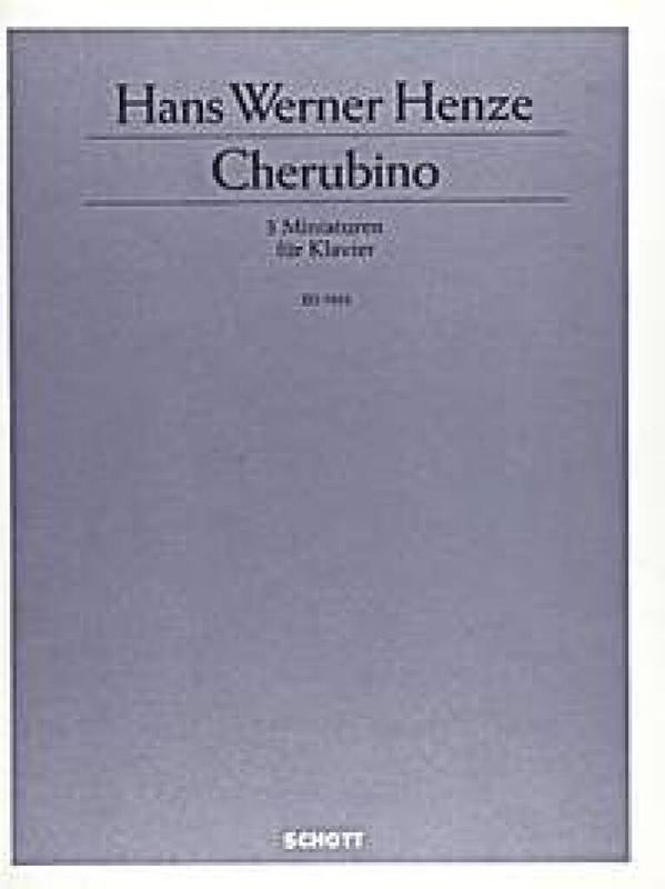 Hans Werner Henze - Cherubin