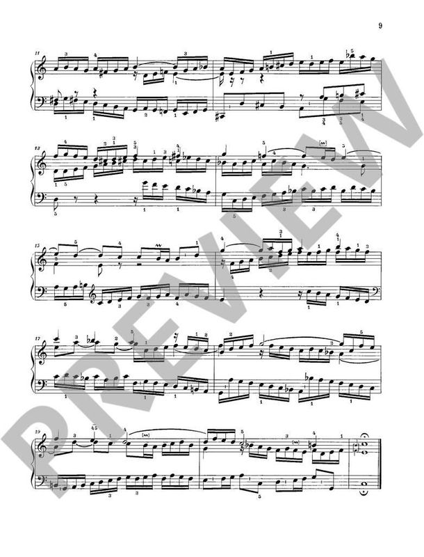 Johann Sebastian Bach - 15 dreistimmige Inventionen BWV 787-801
