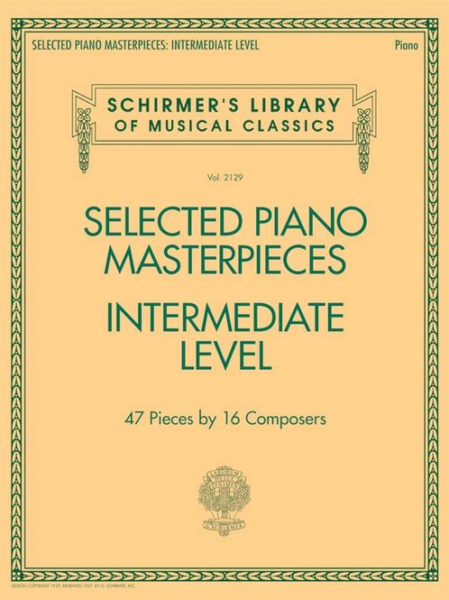 Hovedbilde Selected Piano Masterpieces - Intermediate Level
