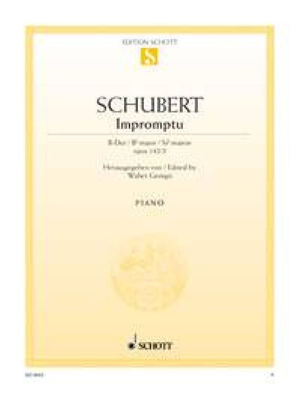 Franz Schubert - Impromptu 3 Bes Opus 142