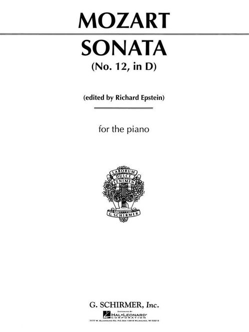 Hovedbilde Wolfgang Amadeus Mozart - Sonata No. 12 in D ...