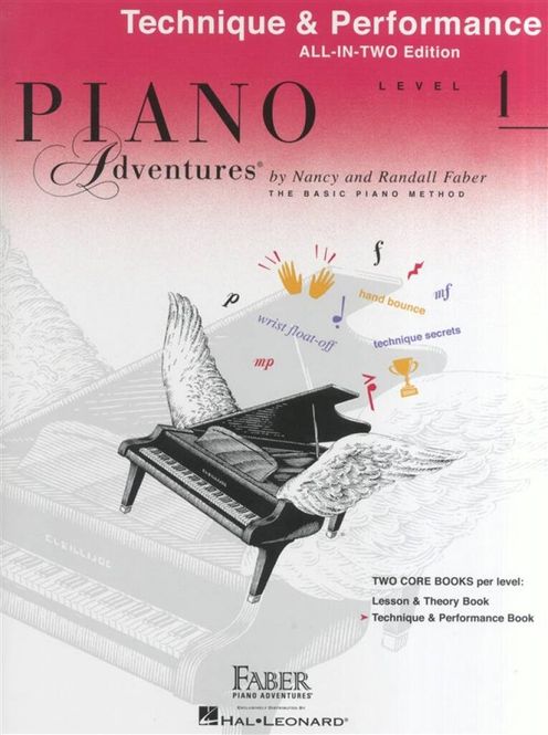 Hovedbilde Piano Adventures All-In-Two Level 1 Tech. & Perf.