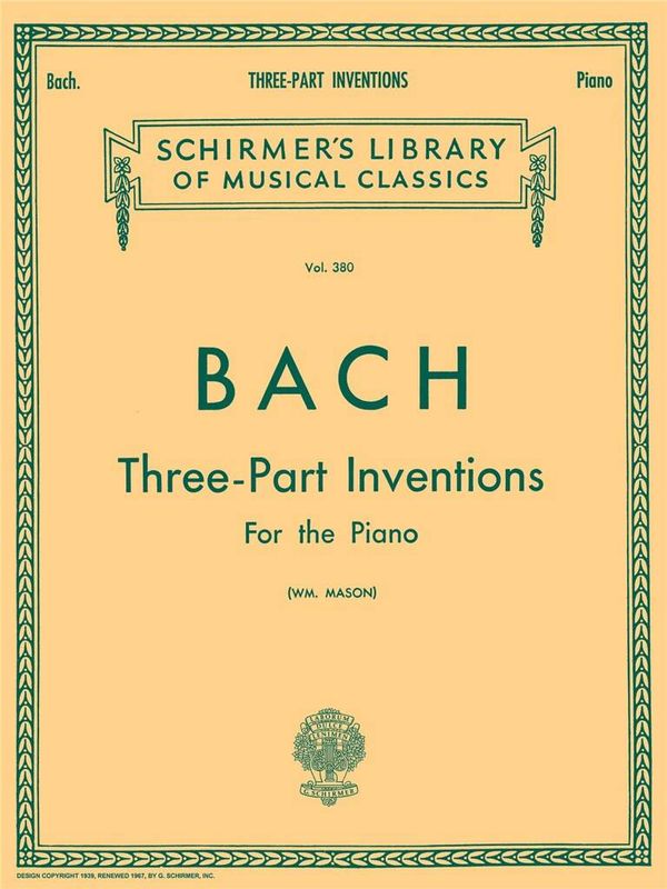 Johann Sebastian Bach - 15 Three-Part Inventions